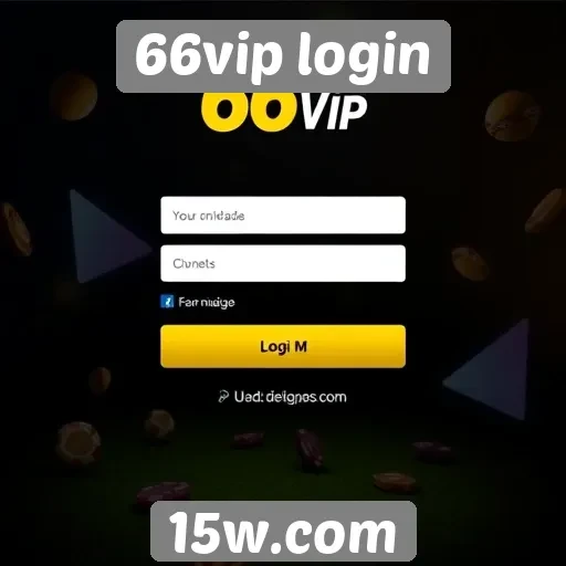 Análise das funcionalidades do site 66vip login